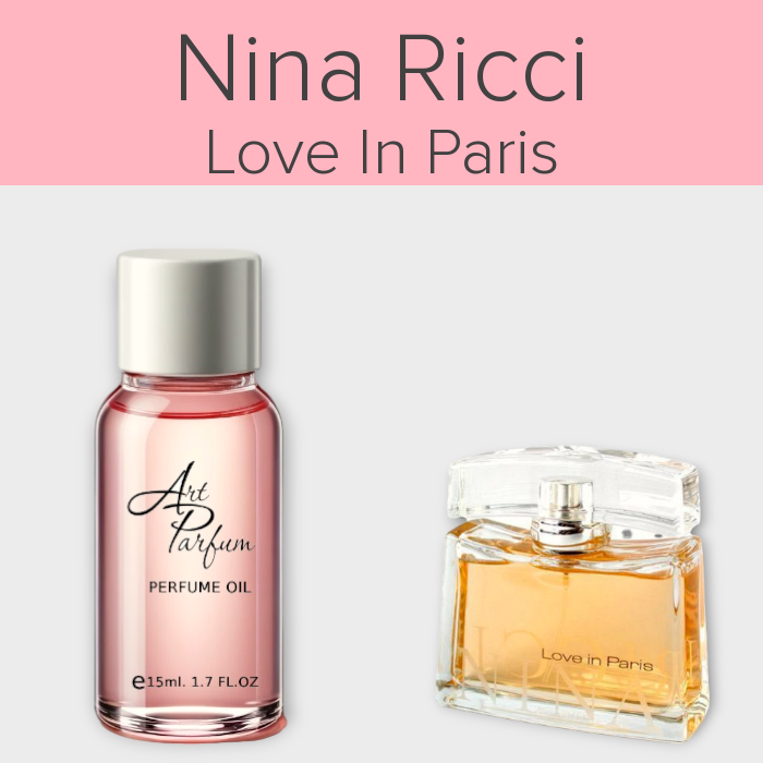 Парфумований концентрат 15мл. Аромат схожий з Nina Ricci Love In Paris