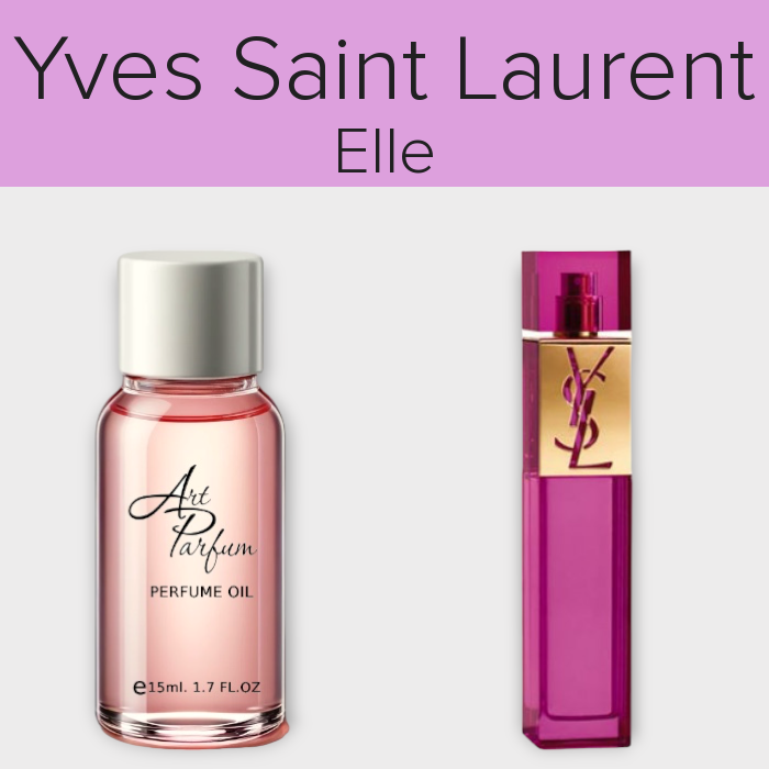 Парфумований концентрат 15мл. Аромат схожий з Yves Saint Laurent Elle