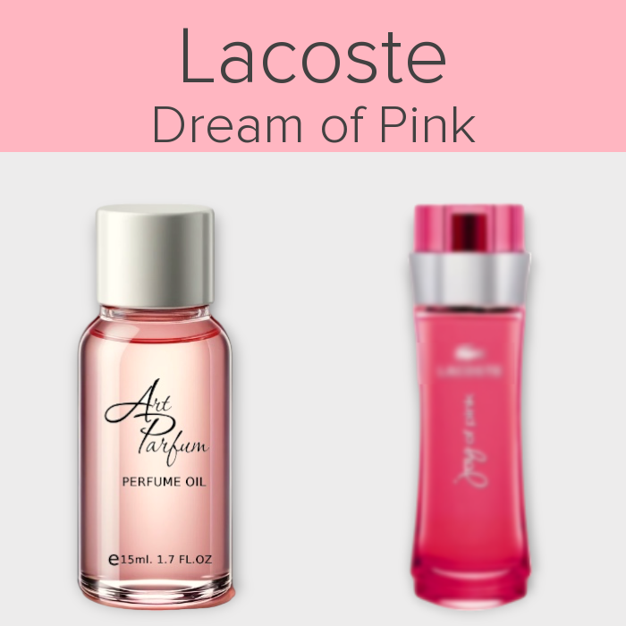 Парфумований концентрат 15мл. Аромат схожий з Lacoste Dream of Pink