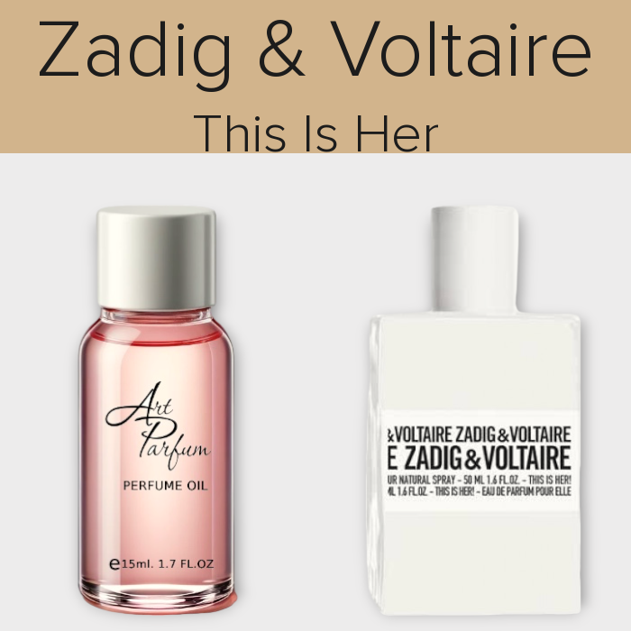 Парфумований концентрат 15мл. Аромат схожий з Zadig & Voltaire This Is Her, фото 1