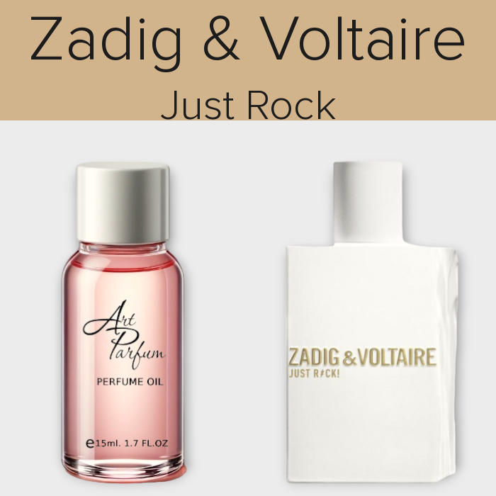 Парфумований концентрат 15мл. Аромат схожий з Zadig & Voltaire Just Rock