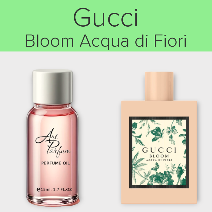 Парфумований концентрат 15мл. Аромат схожий з Gucci Bloom Acqua di Fiori