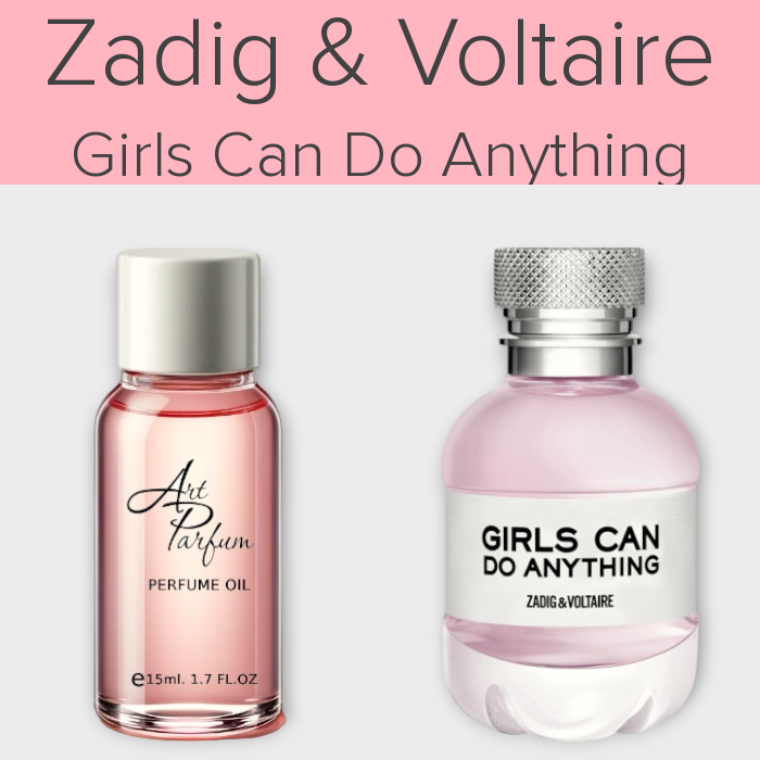 Парфумований концентрат 15мл. Аромат схожий з Zadig & Voltaire Girls Can Do Anything