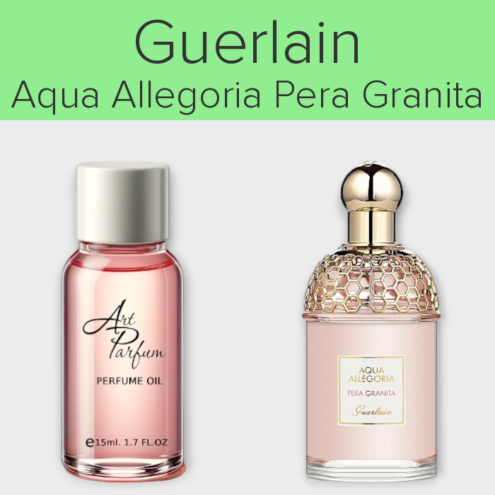 Парфумований концентрат 15мл. Аромат схожий з Guerlain Aqua Allegoria Pera Granita
