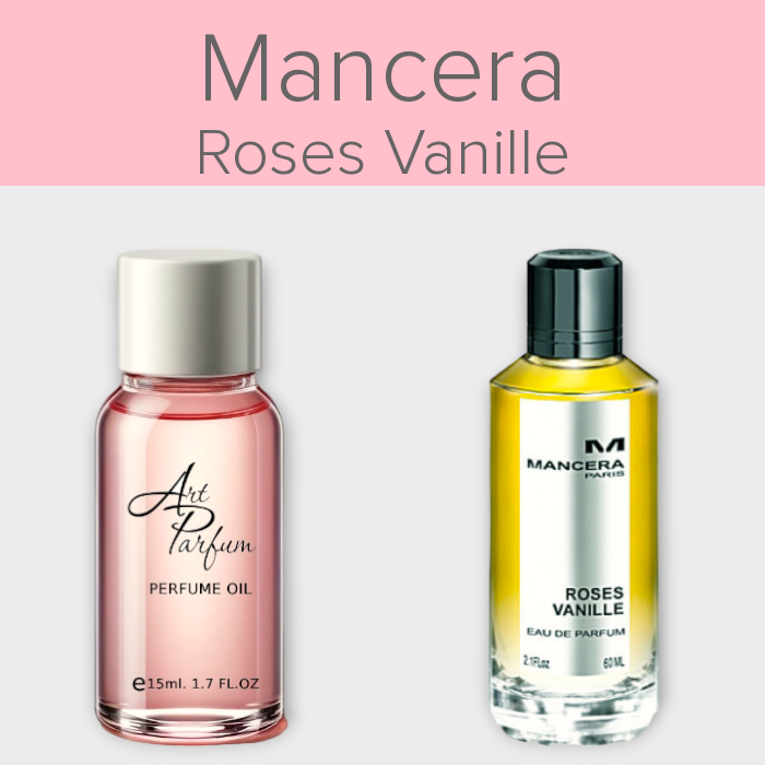 Парфумований концентрат 15мл. Аромат схожий з Mancera Roses Vanille