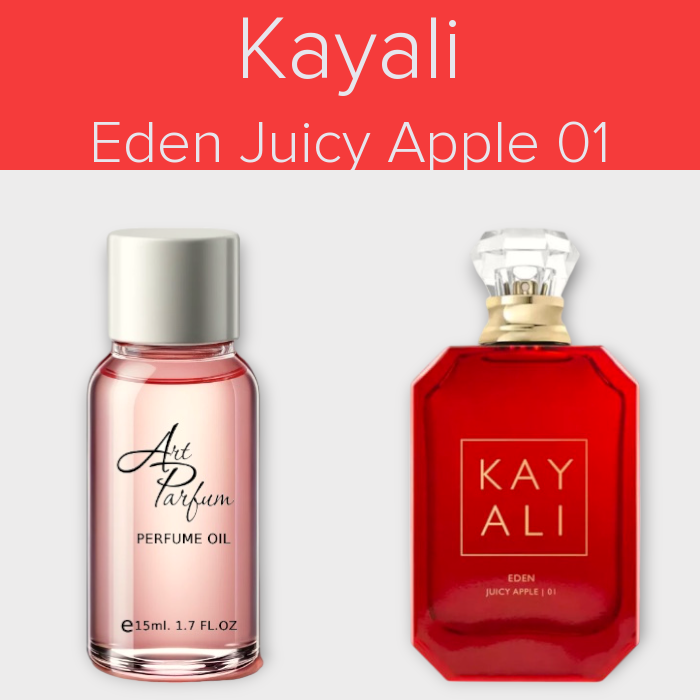 Парфумований концентрат 15мл. Аромат схожий з Kayali Eden Juicy Apple 01