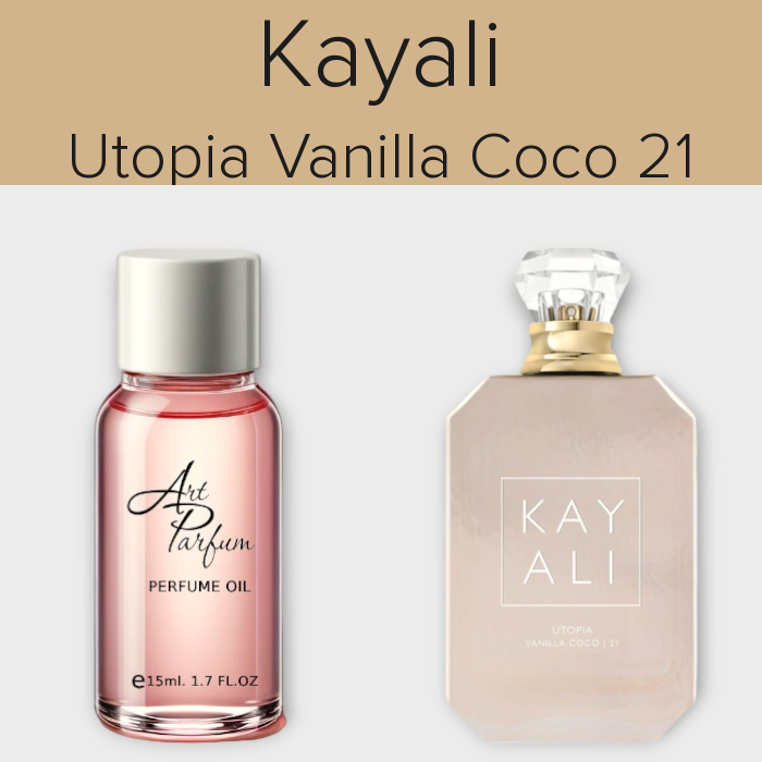 Парфумований концентрат 15мл. Аромат схожий з Kayali Utopia Vanilla Coco 21