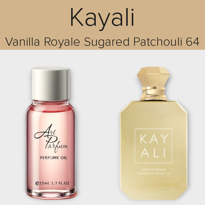 Парфумований концентрат 15мл. Аромат схожий з Kayali Vanilla Royale Sugared Patchouli 64