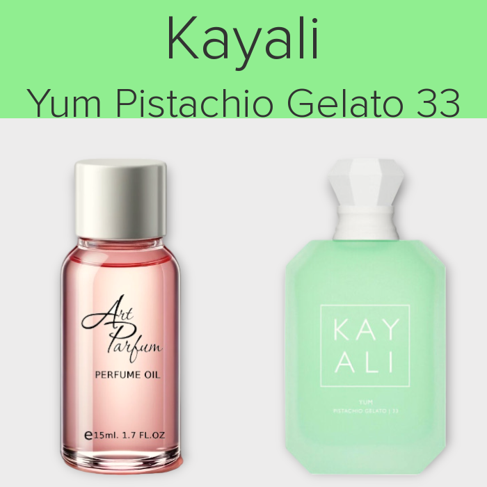 Парфумований концентрат 15мл. Аромат схожий з Kayali Yum Pistachio Gelato 33