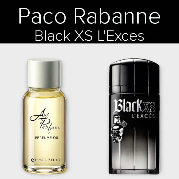 Парфумований концентрат 15мл. Аромат схожий з Paco Rabanne Black XS L'Exces