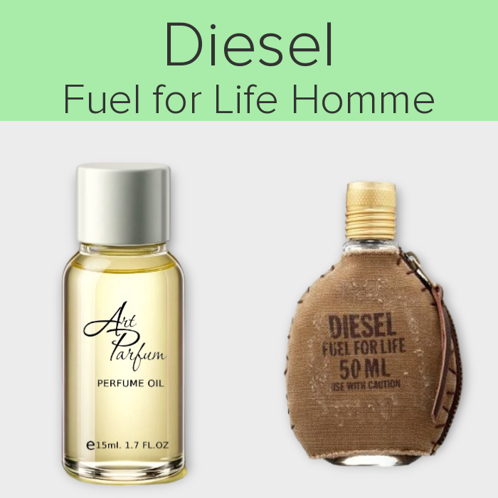 Парфумований концентрат 15мл. Аромат схожий з Diesel Fuel for Life Homme