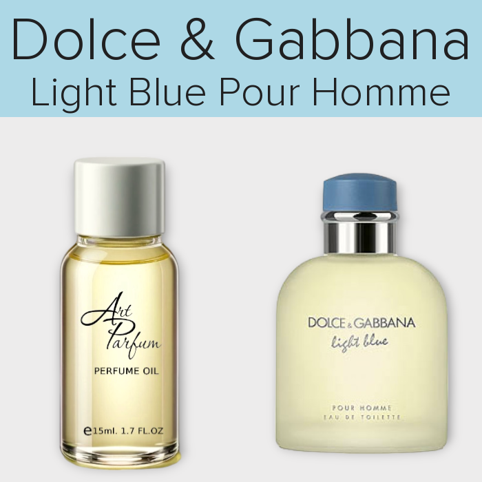 Парфумований концентрат 15мл. Аромат схожий з Dolce & Gabbana Light Blue Pour Homme