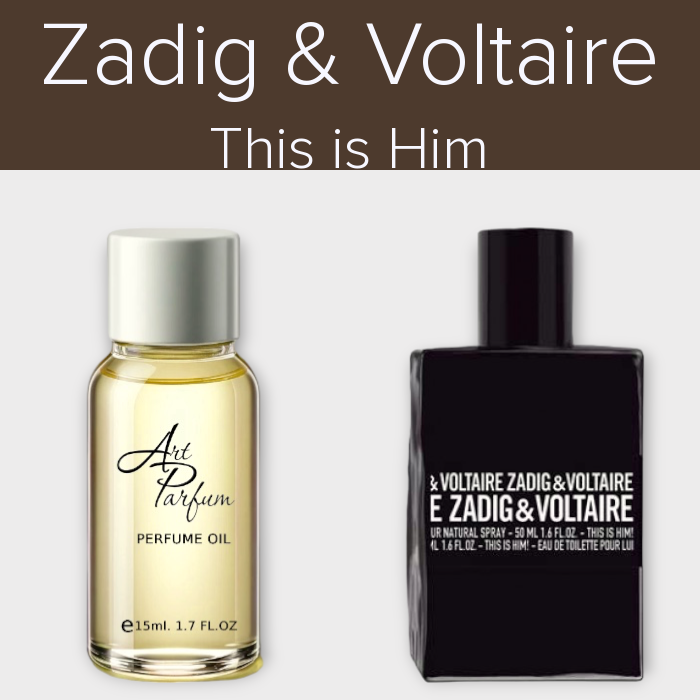 Парфумований концентрат 15мл. Аромат схожий з Zadig & Voltaire This is Him, фото 1