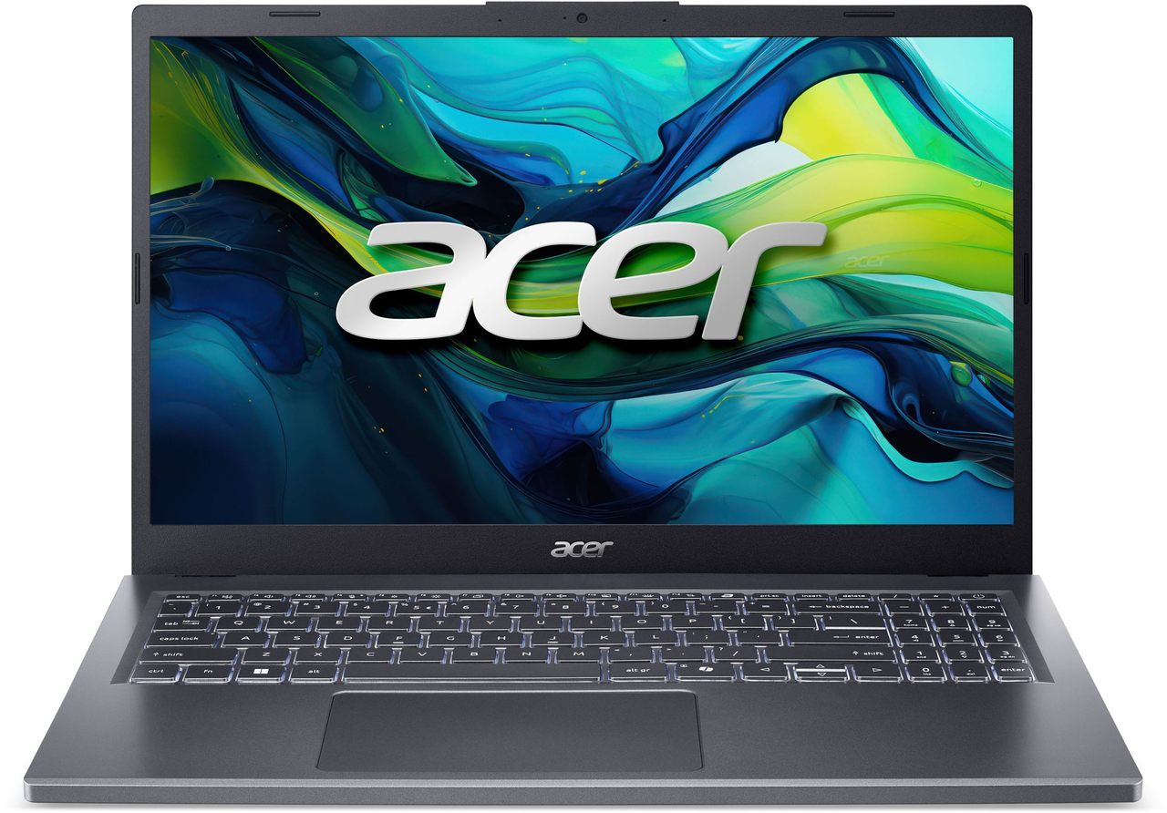 Acer Ноутбук Aspire 15 A15-51M 15.6" FHD IPS, Intel 7-150U, 32GB, F1TB, UMA, Lin, сірий, фото 1