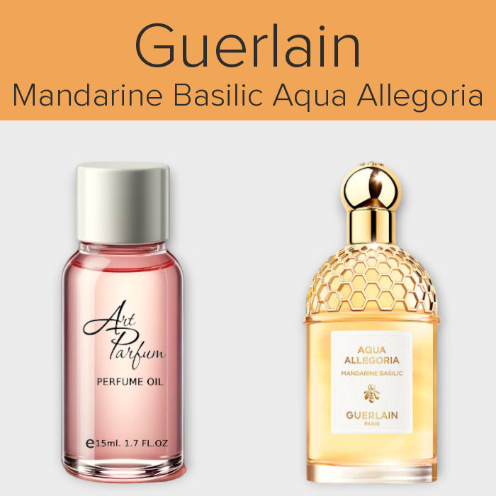 Парфумований концентрат 15мл. Аромат схожий з Guerlain Mandarine Basilic Aqua Allegoria, фото 1