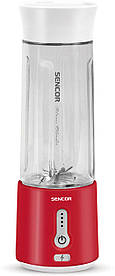Sencor Блендер портативний для смузі 150Вт, чаша-500мл, USB-C,  біло-червоний