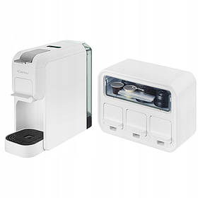 CATLER Кавоварка капсульна Porto 0.8л, капсули, мелена кава, механічне керування, + бокс для адаптерів та