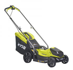 Ryobi Газонокосарка акумуляторна OLM1833B, 18 В ONE+, 33 см, 35 л, 8.1 кг, 25-65 мм, (без АКБ і ЗП)