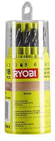 Ryobi Набір свердел RAK18DmIX, 18 шт.