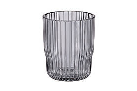 ARDESTO Набір склянок низьких Graphite, 300 мл, 2 шт., скло, сірий