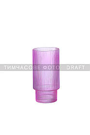 ARDESTO Набір склянок низьких 380 мл, 2 шт., скло, рожевий