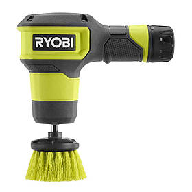 Ryobi Щітка RSCR4-120G акумуляторна 4В USB Lithium, акб 1х2А·год, d 5 см, 300об/хв, IPX7, 0.55 кг