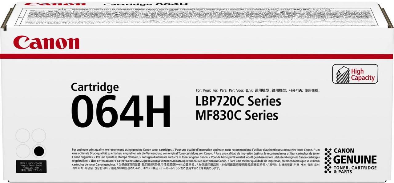 Canon Картридж 064H MF832Cdw/LBP722Cdw Black (1300 стор.)