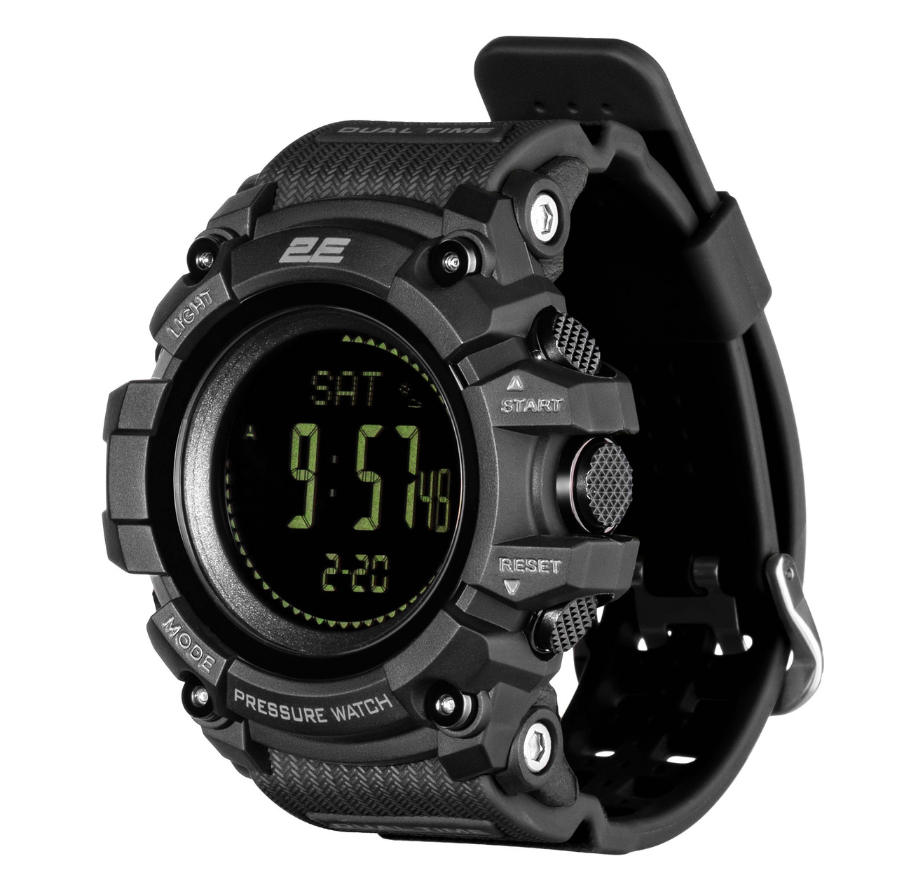 2E Tactical Тактичні годинники Armor GT Black з компасом і крокоміром, фото 1
