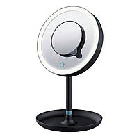 Beurer Дзеркало косметичне настільне, діаметр-17,5см, AААx3 в комплекті, підсвічування, чорний