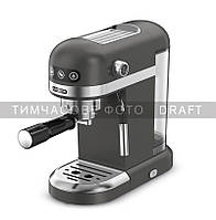 ARDESTO Кавоварка ріжкова 1.4 л, мелена, ручний капуч, підігрівання чашок, чорний