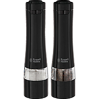 Russell Hobbs Млини для солі та перцю, ААх4, керамічні жорна, чорний