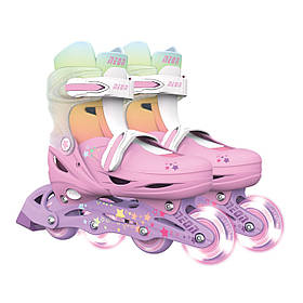 NEON Роликові ковзани Combo, розмір 30-33, веселка