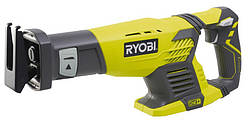 Ryobi Пилка шабельна акумуляторна ONE+ RRS1801M, без АКБ, хід 22 мм, 3100 руховий/хв, у дереві 180 мм