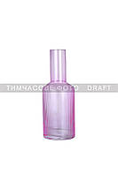 ARDESTO Графін 800 мл, боросилікатне скло, рожевий