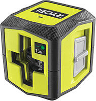 Ryobi Нівелір лазерний RBCLLG1 до 15 м, перехресний, зелений промінь