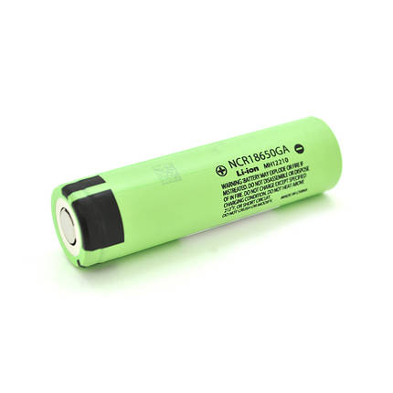 Акумулятор 18650 Li-Ion Panasonic NCR18650GA, 3500mAh, 10A, 4.2/3.6/2.5V, Green, фото 1