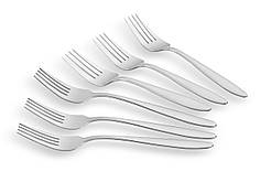 ARDESTO Набір столових виделок Black Mars Ether, 6 приладів, неіржавка сталь