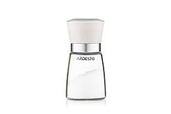 ARDESTO Мличник для солі та перцю Gemini, 180 мл, скло, пластик, прозорий, бежевий