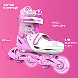 NEON Роликові ковзани Inline, розмір 34-37, рожевий, фото 8