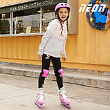 NEON Роликові ковзани Combo, розмір 30-33, веселка, фото 8