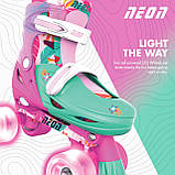 NEON Роликові ковзани Combo, розмір 34-37, квіти, фото 7