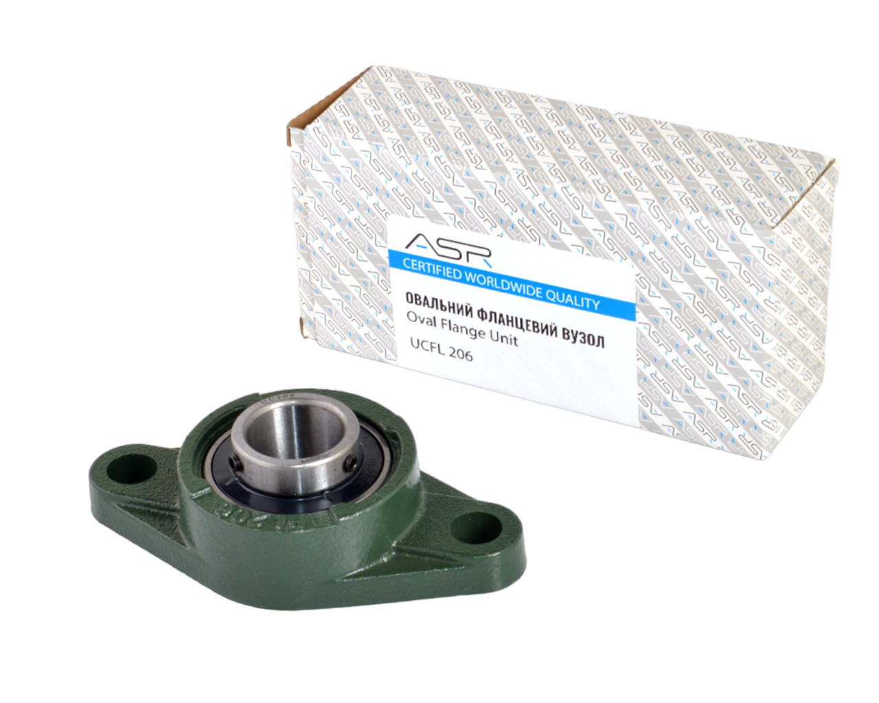 Підшипник у корпусі UCFL 206 (фланцевий), фото 1