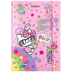 Папка для зошитів Kite В5 на гумці Hello Kitty, картон HK23-210 smart