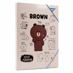 Папка для трудового навчання Yes A4 картонна Line friends 500232 smart