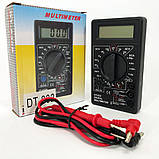 Тестер професійний Digital DT-832, Цифровий вимірювач напруги та опору, Мультиметри портативні LP-70, фото 10
