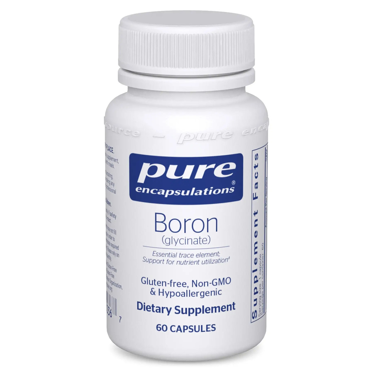 Борон Гліцинат Pure Encapsulations Boron Glycinate 60 капсул