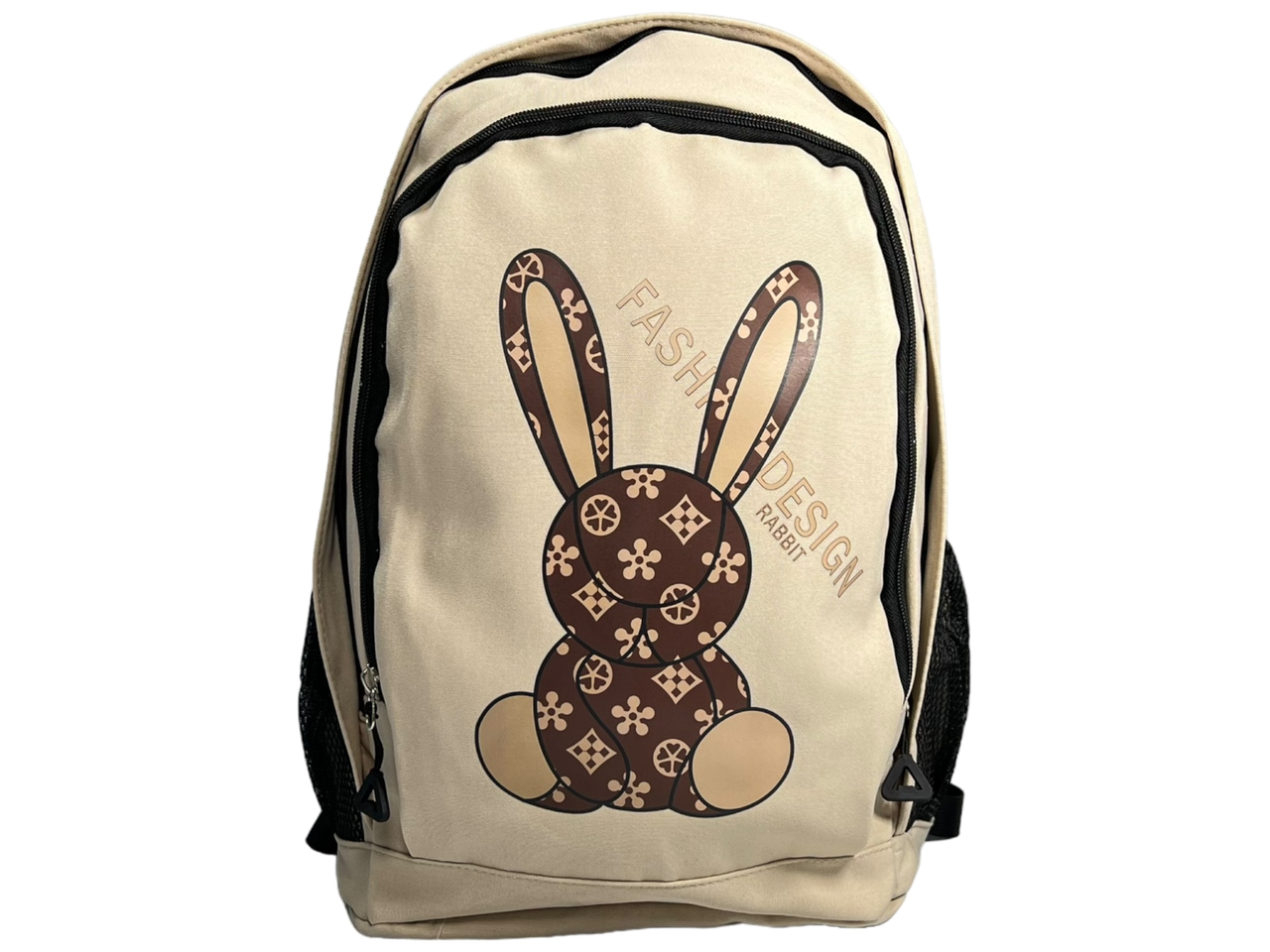 Шкільний рюкзак для дівчаток на два відділення, колір бежевий