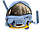 Стильний дитячий рюкзак на одне відділення, блакитний, фото 8