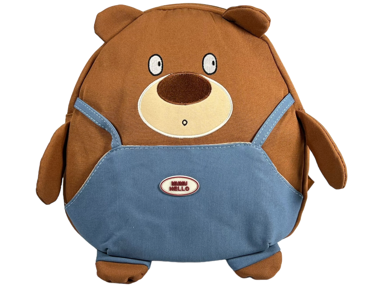 Дошкільний дитячий рюкзак на одне відділення, коричневий, фото 1