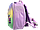 Дитячий рюкзак з батьківським повідком, фіолетовий малюнок принцеса, фото 3